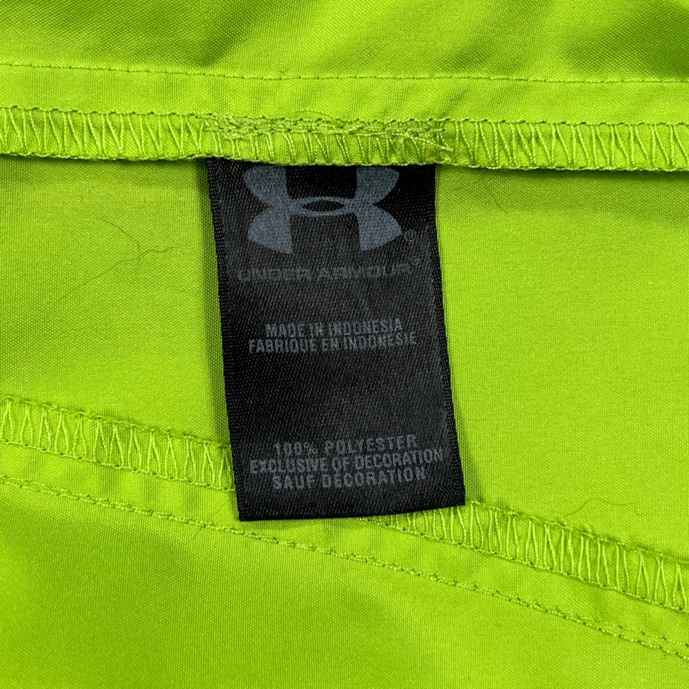 Under Armor Mock Neck Windbreaker Jacket Green Gray Youth XL‎ - Picture 9 of 13